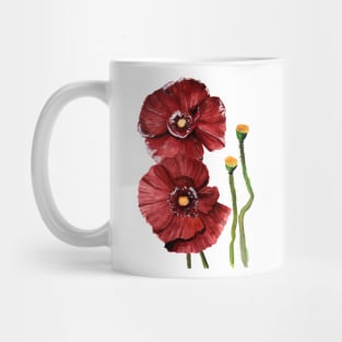 Red Poppy Mug